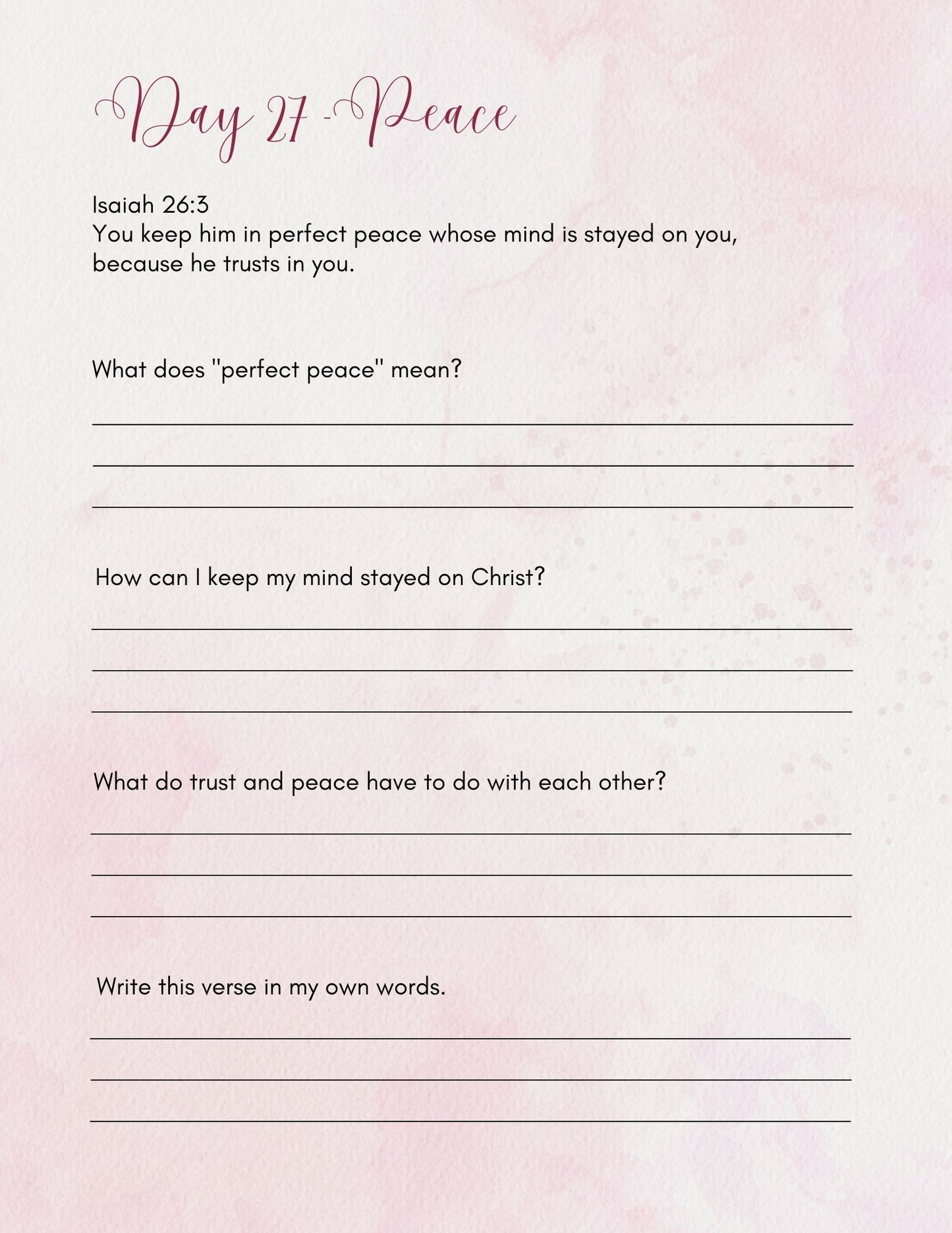 Scripture Guided Prayer Journal (PDF Download)